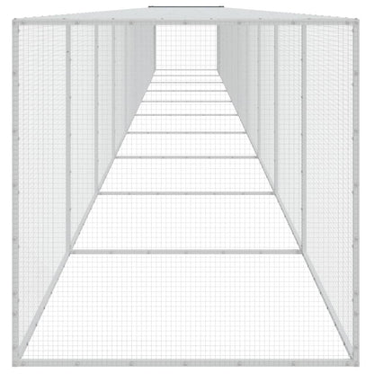 Chicken Cage with Roof Anthracite 1003x98x90 cm Galvanised Steel