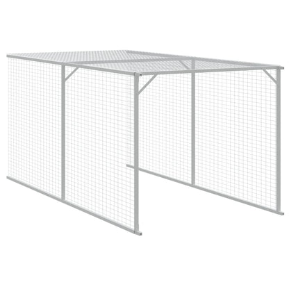Chicken Cage with Run Anthracite 117x1017x123 cm