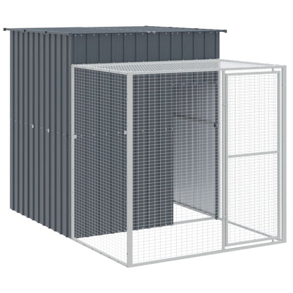 Chicken Cage | Anthracite | Galvanised steel | 165x659x181 cm | Durable