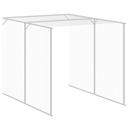 Chicken Cage | Anthracite | Galvanised steel | 165x659x181 cm | Durable
