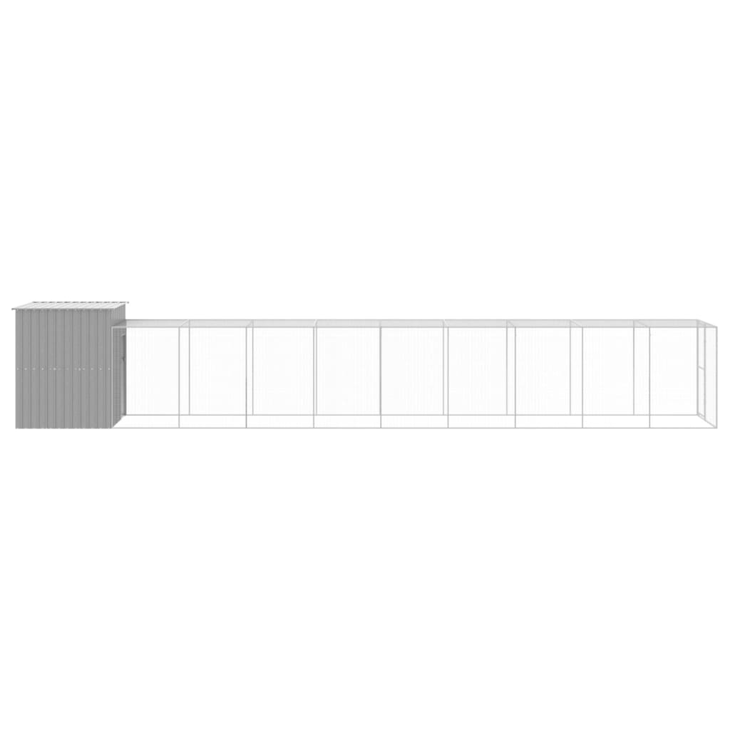 Chicken Cage | Light Grey | Galvanised Steel | Large | Durable