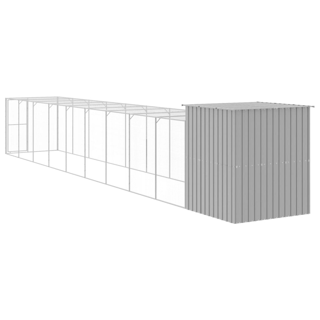 Chicken Cage | Light Grey | Galvanised Steel | Large | Durable