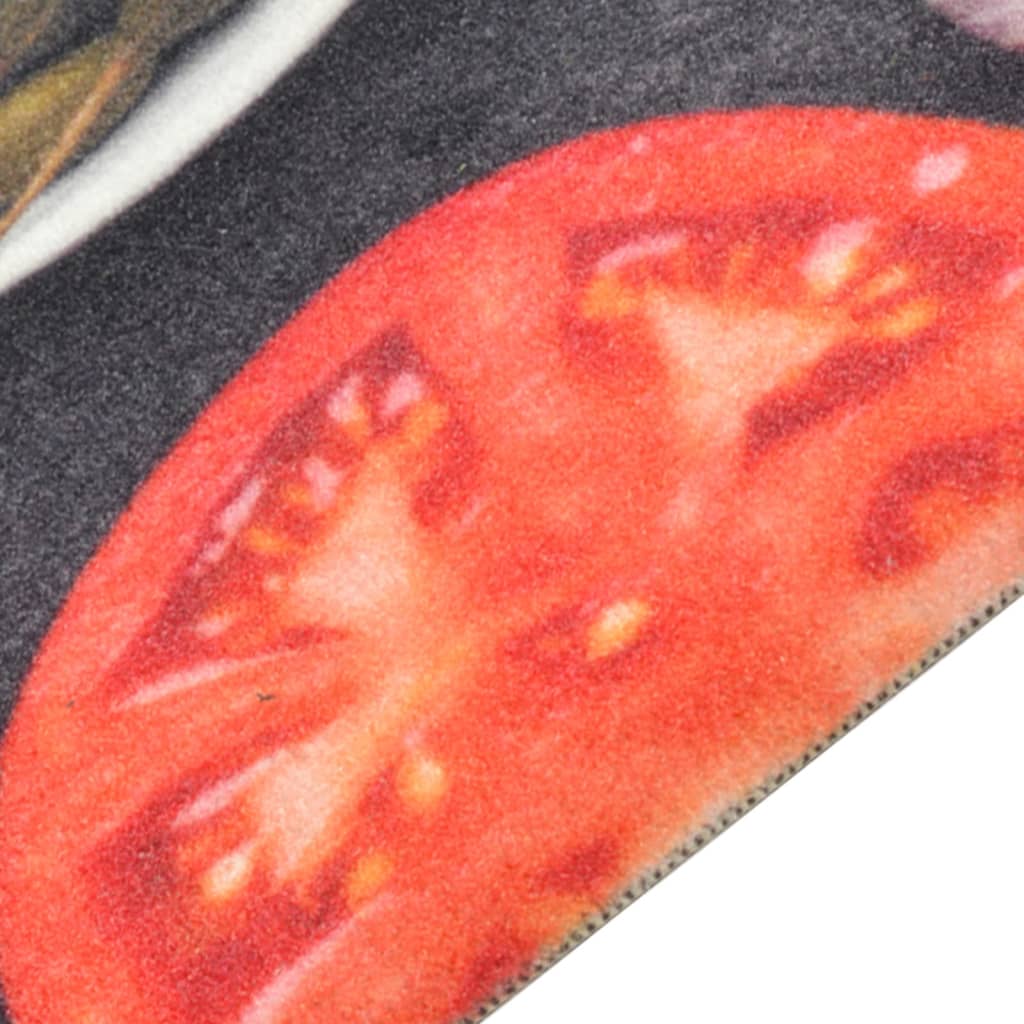 Kitchen Rug Washable Wine & Dinner 45x150 cm Velvet