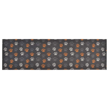 Kitchen Rug Washable Paws 60x180 cm Velvet