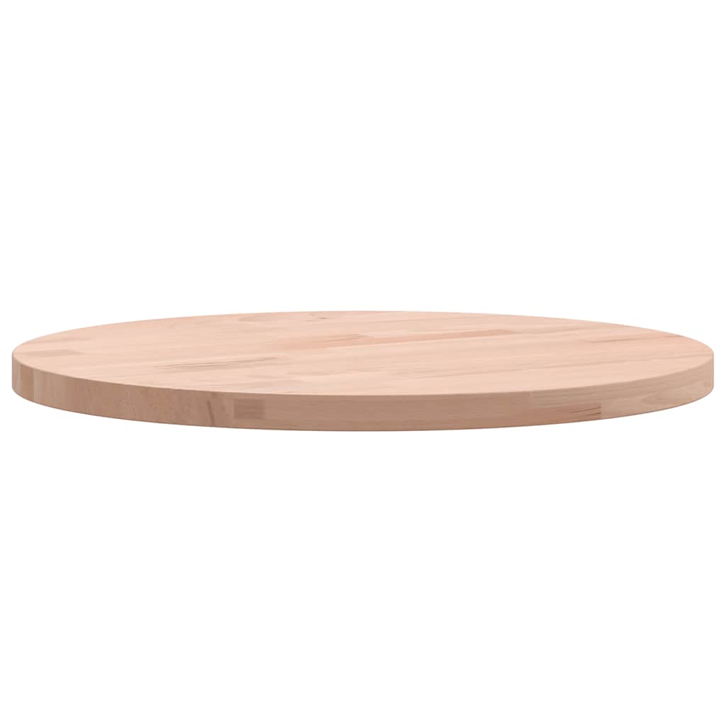 Table Top Ø30x1.5 cm Round Solid Wood Beech