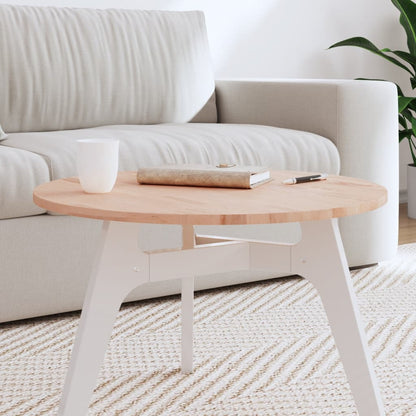Table Top Ø60x1.5 cm Round Solid Wood Beech