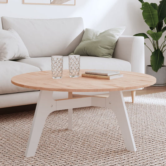 Table Top Ø90x1,5 cm Round Solid Wood Beech