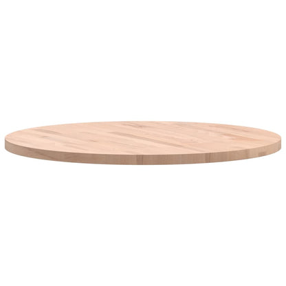 Table Top Ø70x2.5 cm Round Solid Wood Beech