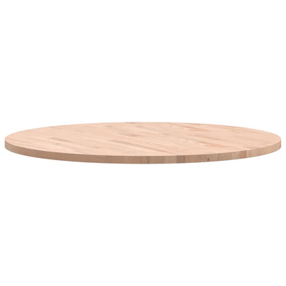 Table Top Ø90x2.5 cm Round Solid Wood Beech