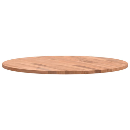 Table Top Ø60x1.5 cm Round Solid Wood Beech