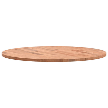 Table Top Ø60x1.5 cm Round Solid Wood Beech