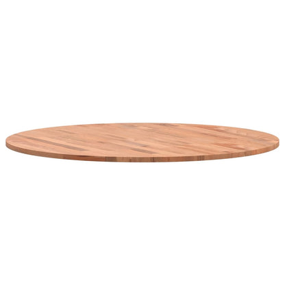 Table Top Ø80x1.5 cm Round Solid Wood Beech