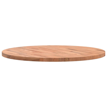 Table Top Ø70x2.5 cm Round Solid Wood Beech