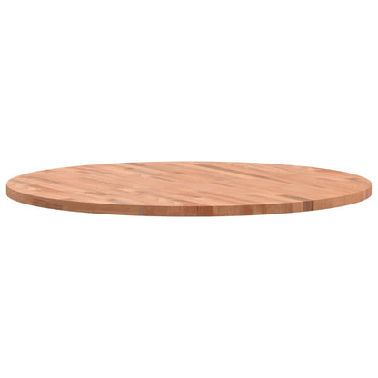 Table Top Ø90x2.5 cm Round Solid Wood Beech