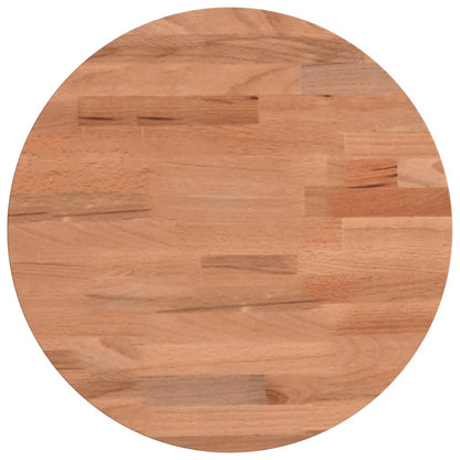 Table Top Ø30x4 cm Round Solid Wood Beech