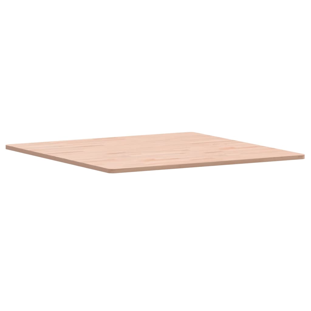 Table Top 80x80x1.5 cm Square Solid Wood Beech