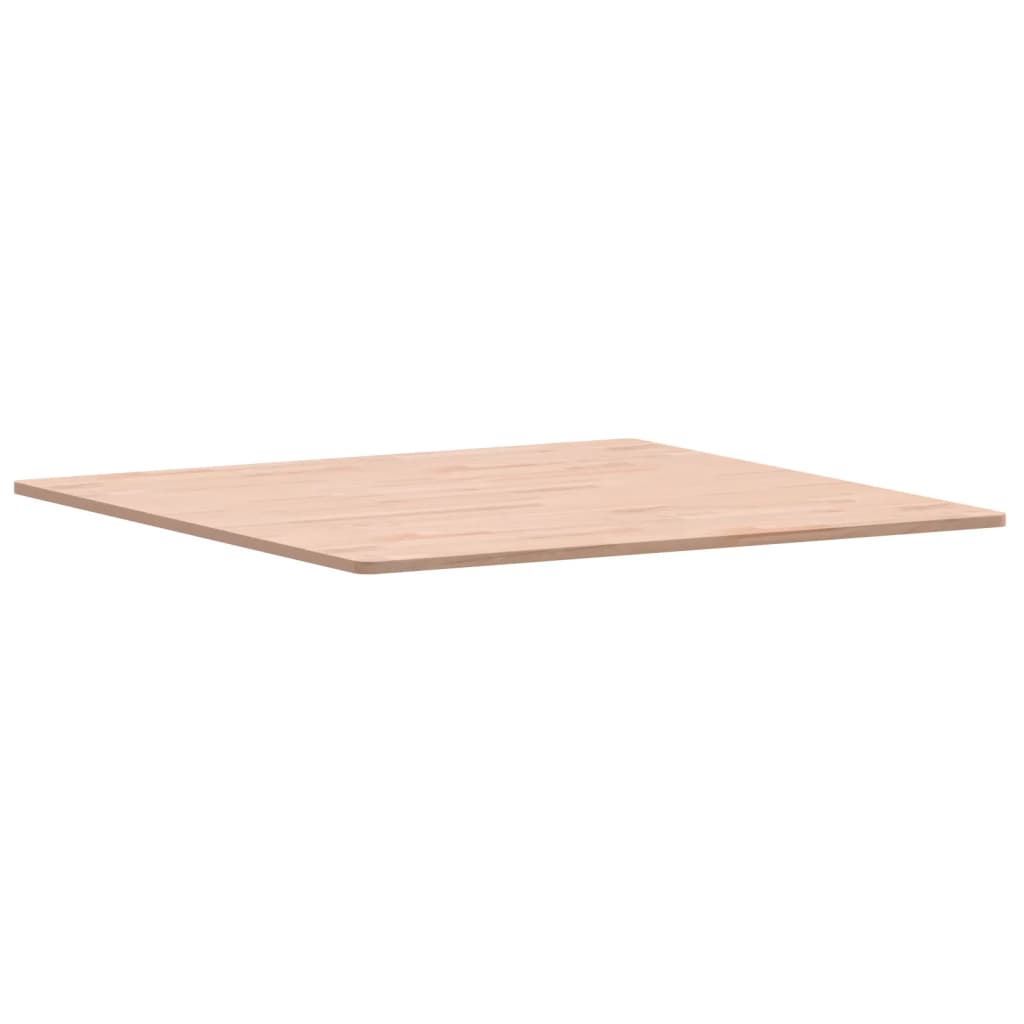 Table Top 90x90x1.5 cm Square Solid Wood Beech