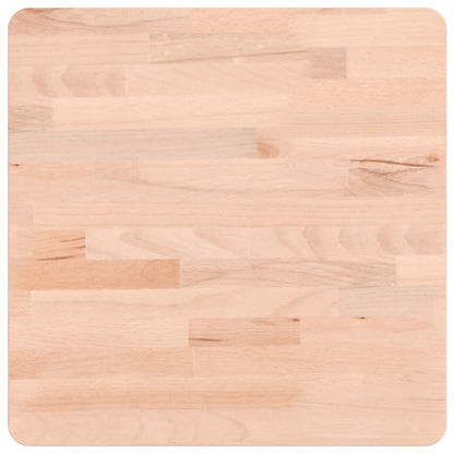 Table Top 40x40x2.5 cm Square Solid Wood Beech