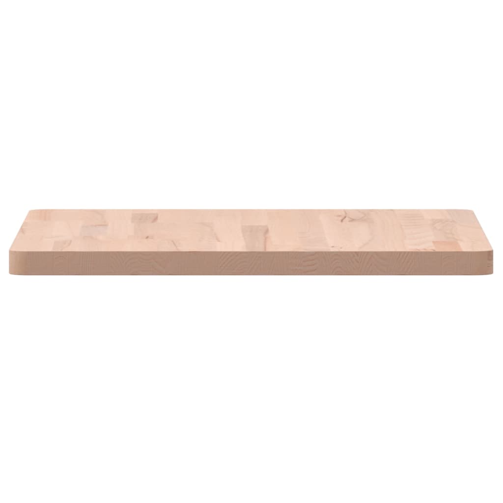 Table Top 50x50x2.5 cm Square Solid Wood Beech