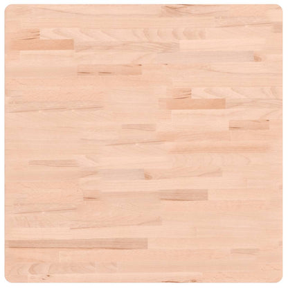 Table Top 70x70x2.5 cm Square Solid Wood Beech