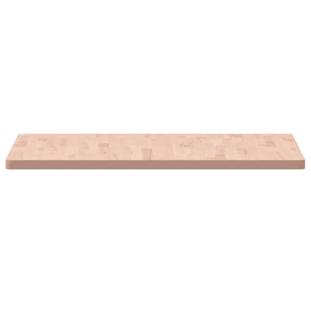 Table Top 80x80x2.5 cm Square Solid Wood Beech