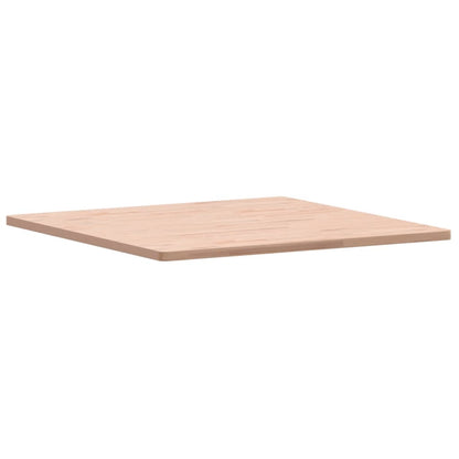 Table Top 90x90x2.5 cm Square Solid Wood Beech