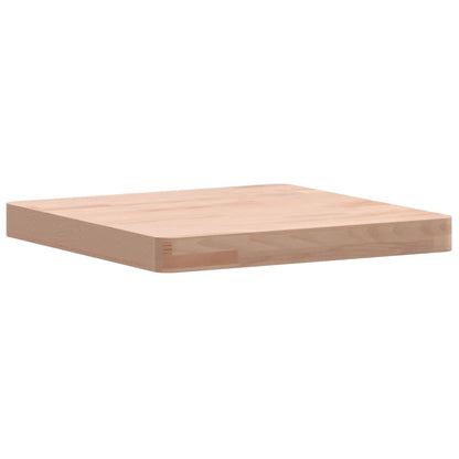 Table Top 40x40x4 cm Square Solid Wood Beech
