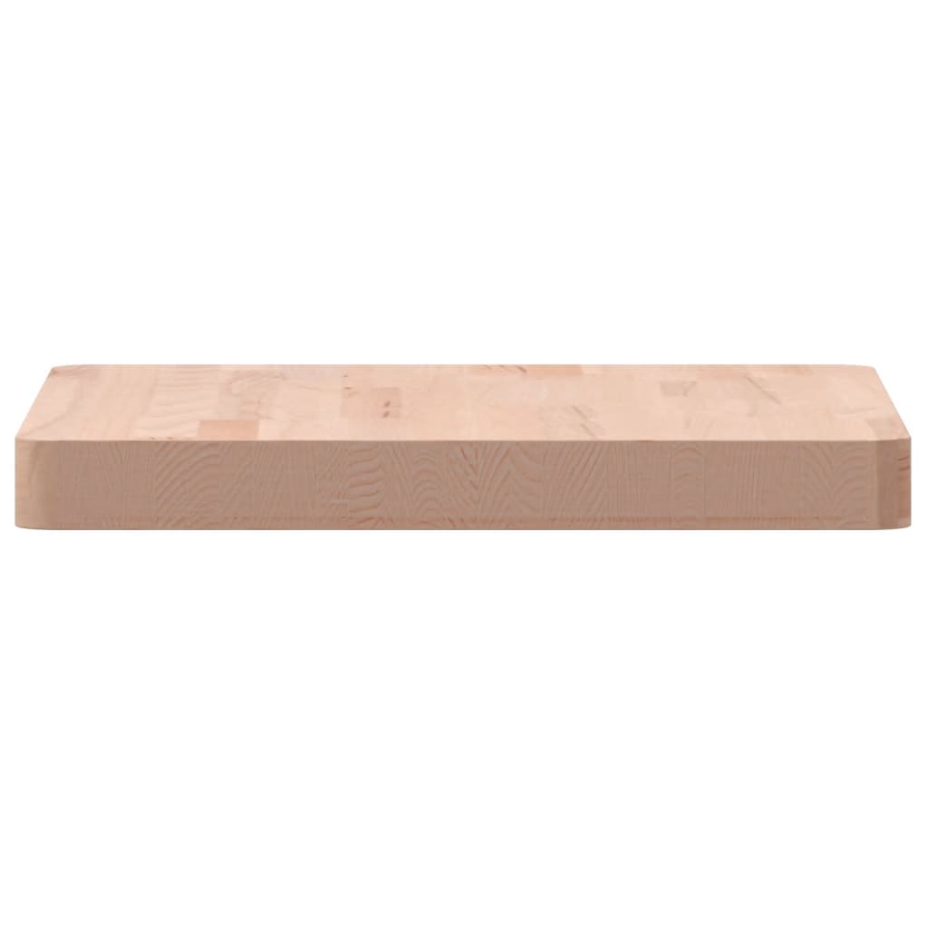 Table Top 40x40x4 cm Square Solid Wood Beech