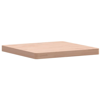 Table Top 50x50x4 cm Square Solid Wood Beech