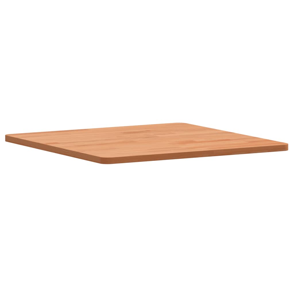 Table Top 50x50x1.5 cm Square Solid Wood Beech