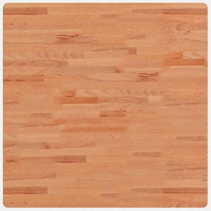 Table Top 80x80x1.5 cm Square Solid Wood Beech
