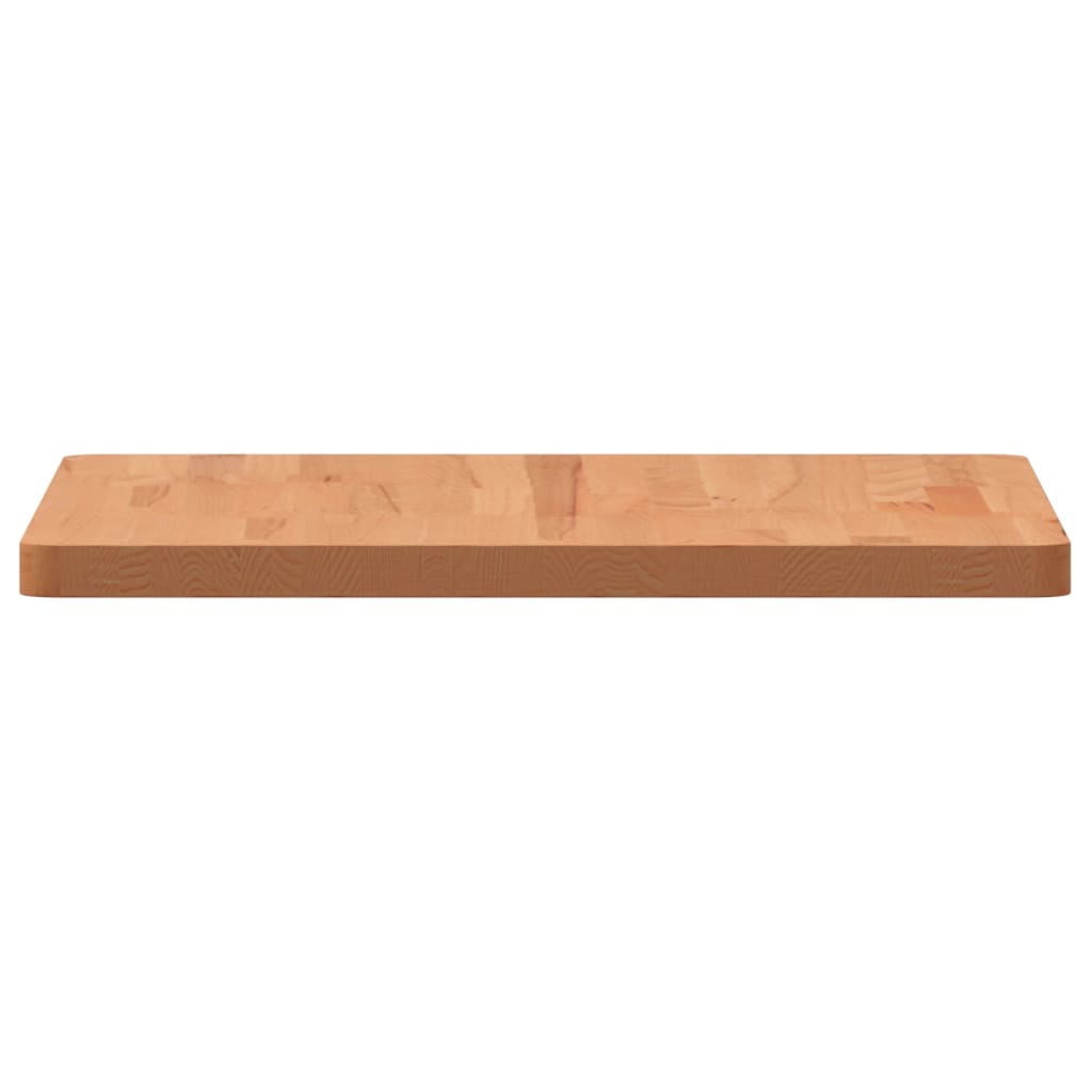Table Top 50x50x2.5 cm Square Solid Wood Beech