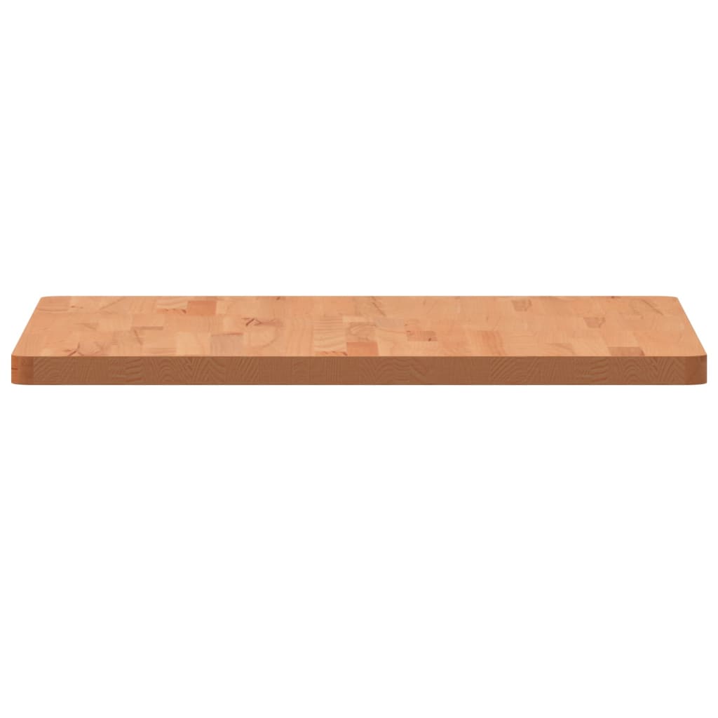 Table Top 60x60x2.5 cm Square Solid Wood Beech
