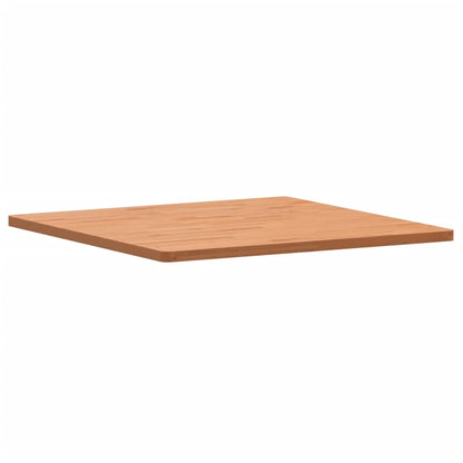 Table Top 80x80x2.5 cm Square Solid Wood Beech