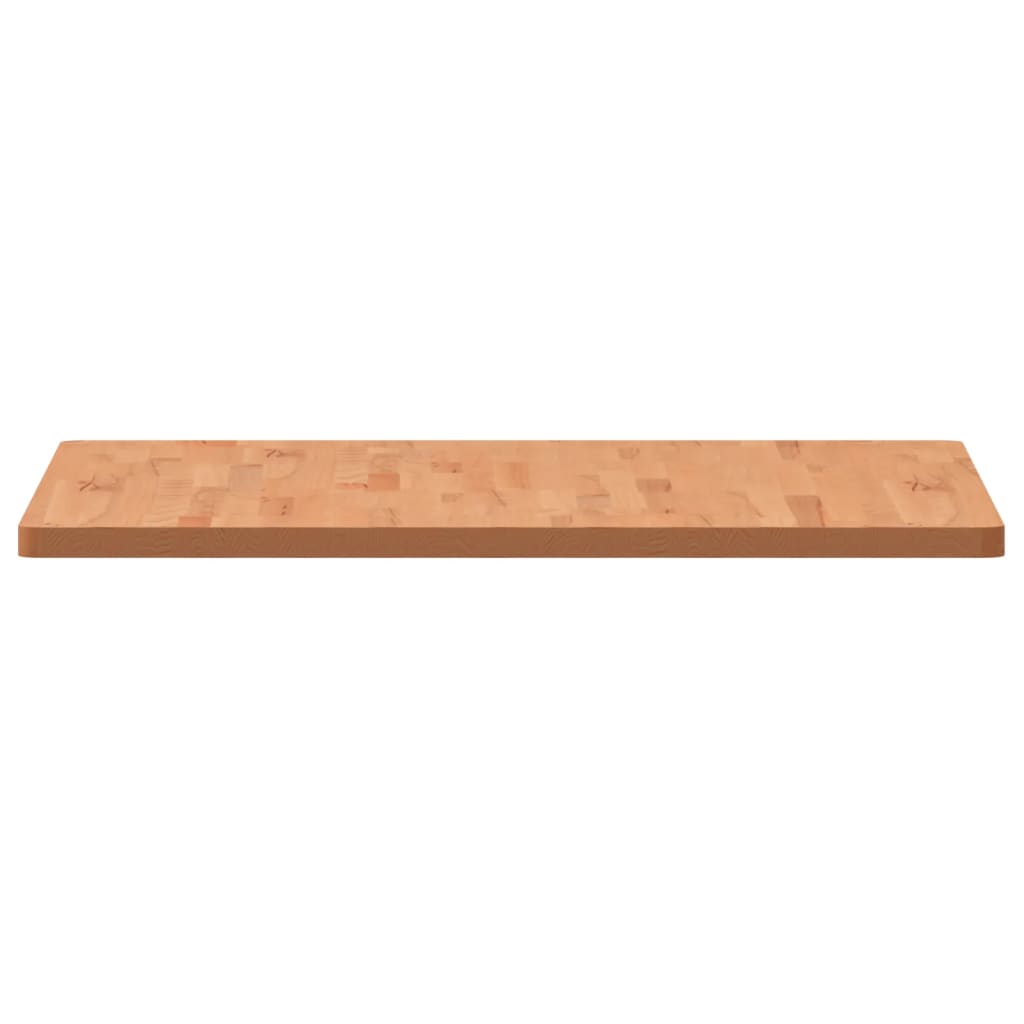 Table Top 80x80x2.5 cm Square Solid Wood Beech