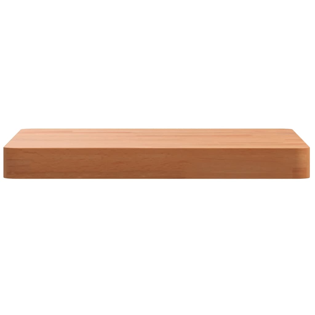 Table Top 40x40x4 cm Square Solid Wood Beech