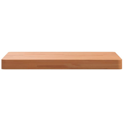 Table Top 50x50x4 cm Square Solid Wood Beech