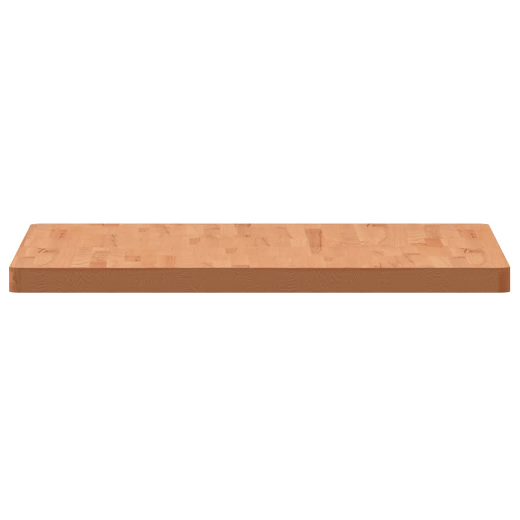 Table Top 80x80x4 cm Square Solid Wood Beech