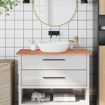 Bathroom Countertop 100x60x1.5 cm Solid Wood Beech