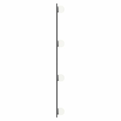 Wall Mirror with LED Lights 30x60 cm Glass Rectangle