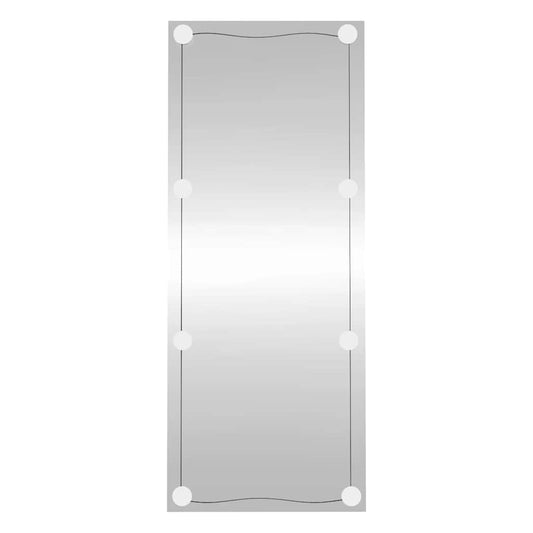 Wall Mirror with LED Lights 40x100 cm Glass Rectangle