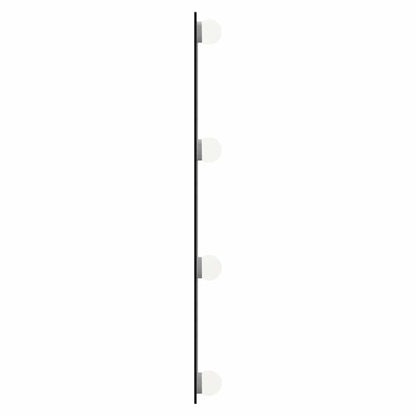 Wall Mirror with LED Lights 50x60 cm Glass Rectangle