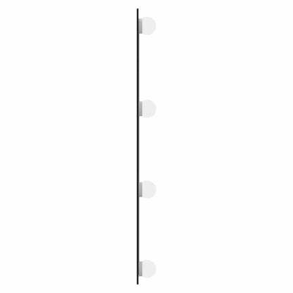 Wall Mirror with LED Lights 50x80 cm Glass Rectangle