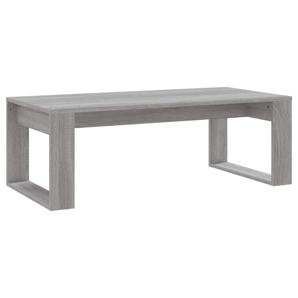 Coffee Table Grey Sonoma 102x50x35 cm Engineered Wood