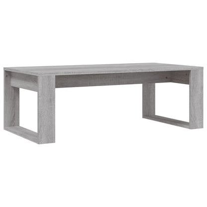 Coffee Table Grey Sonoma 102x50x35 cm Engineered Wood