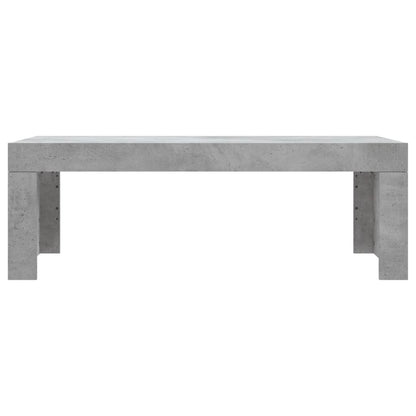 Coffee Table Concrete Grey 102x50x36 cm Engineered Wood
