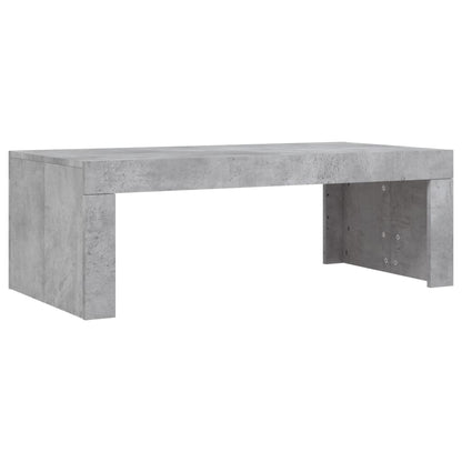 Coffee Table Concrete Grey 102x50x36 cm Engineered Wood