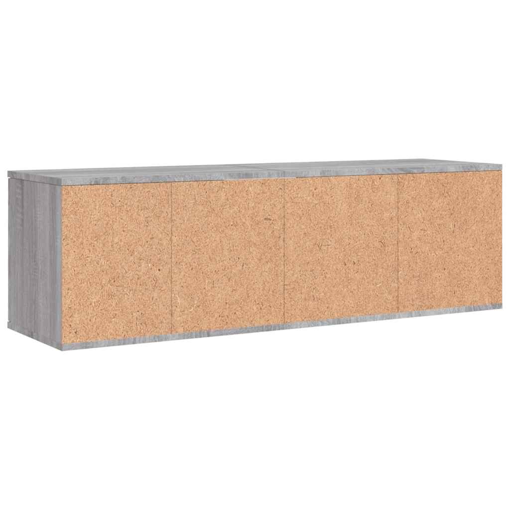 TV Cabinet Grey Sonoma 120x34x37 cm Engineered Wood
