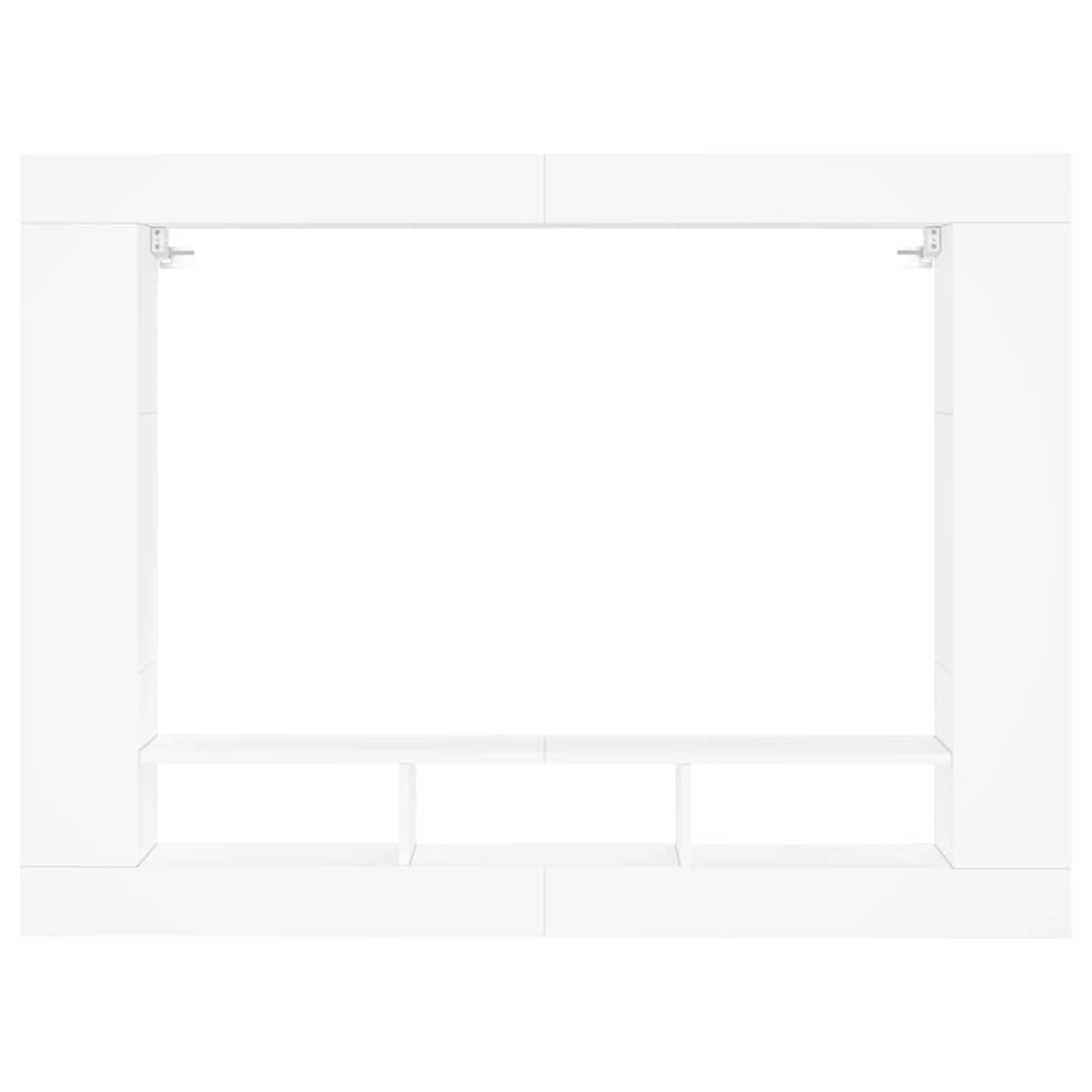 TV Cabinet White 152x22x113 cm Engineered Wood