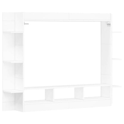 TV Cabinet White 152x22x113 cm Engineered Wood